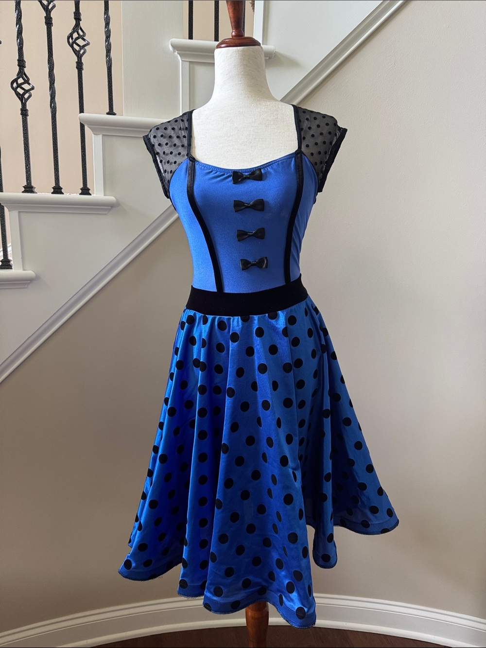 Awish Come True Royal Blue Swing With Me Top